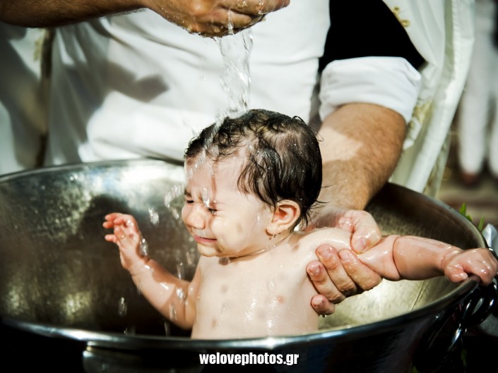 φωτογραφία βάπτισης Περιστέρι